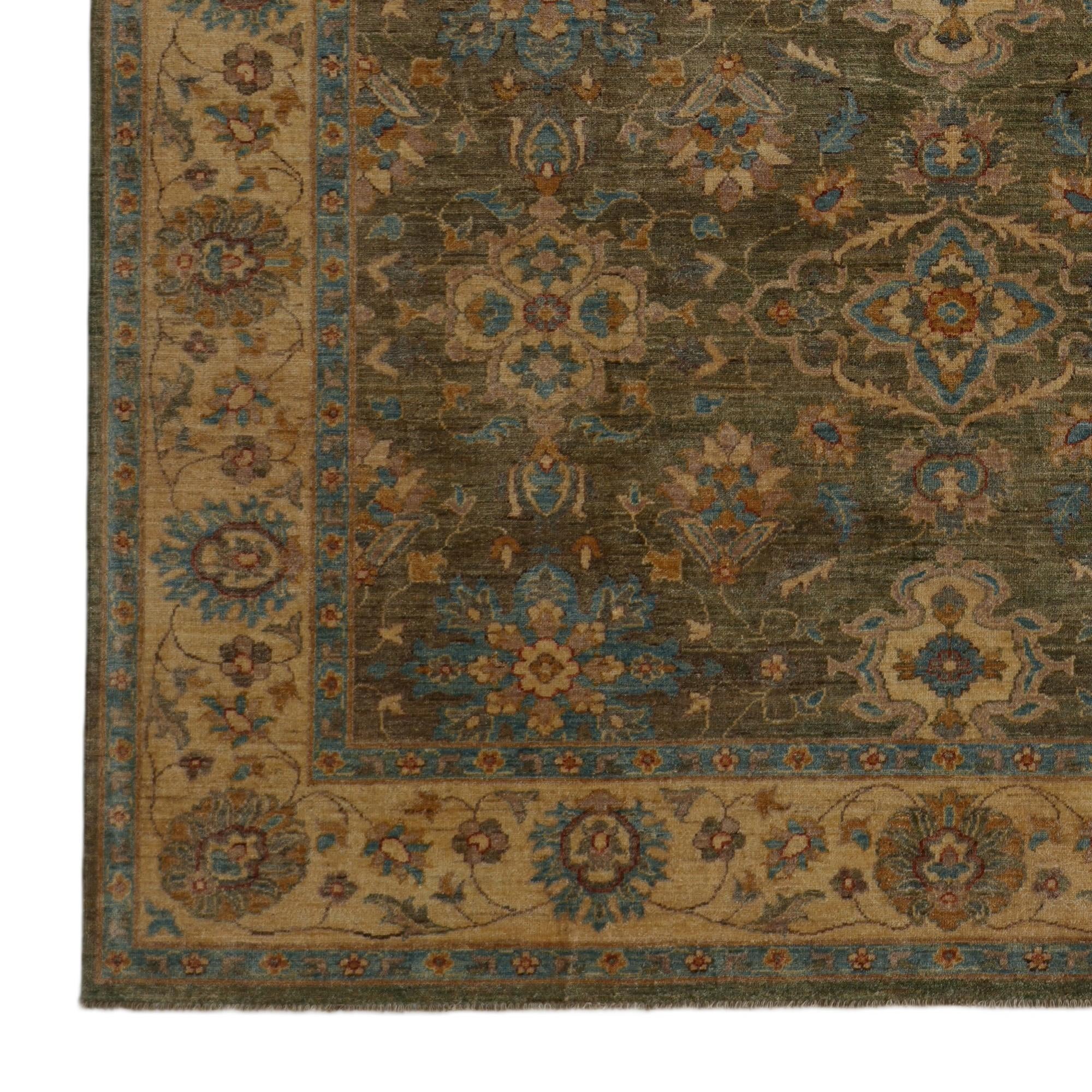 8' 2 x 9' 9 Hand Knotted Ziegler Rug