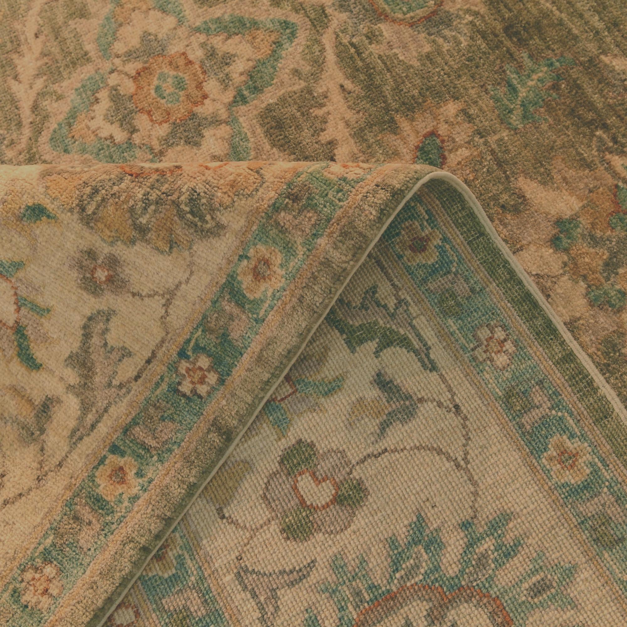 8' 2 x 9' 9 Hand Knotted Ziegler Rug