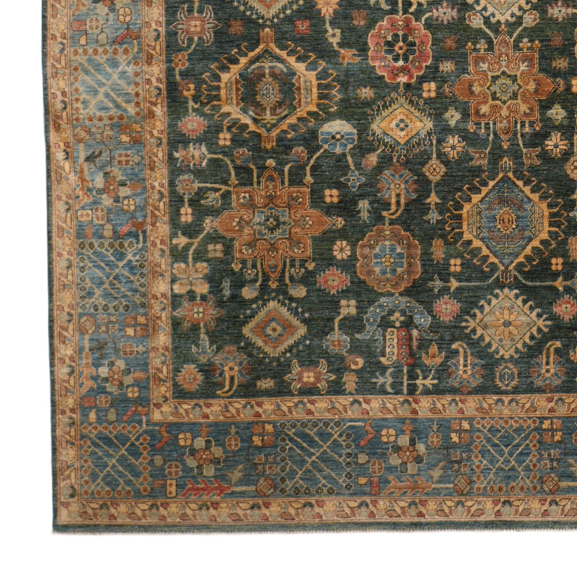 8' 10 x 12' 4 Hand Knotted Ziegler Rug