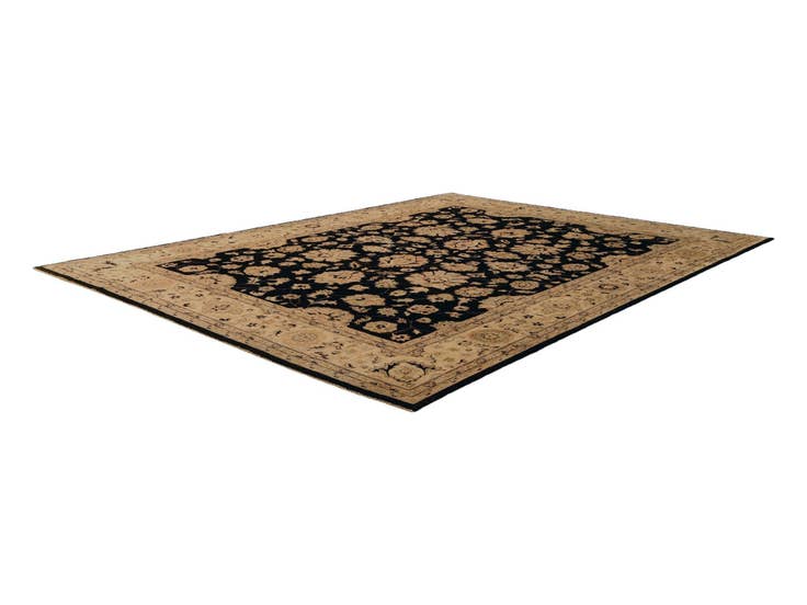 Detail image of 9' x 11' 8 Hand Knotted Ziegler Rug