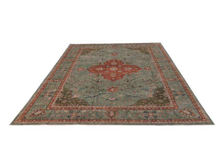 9' 9 x 13' 8 Hand Knotted Ziegler Rug