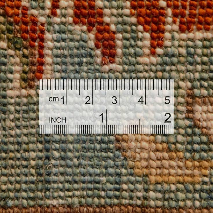 Detail image of 9' 9 x 13' 8 Hand Knotted Ziegler Rug
