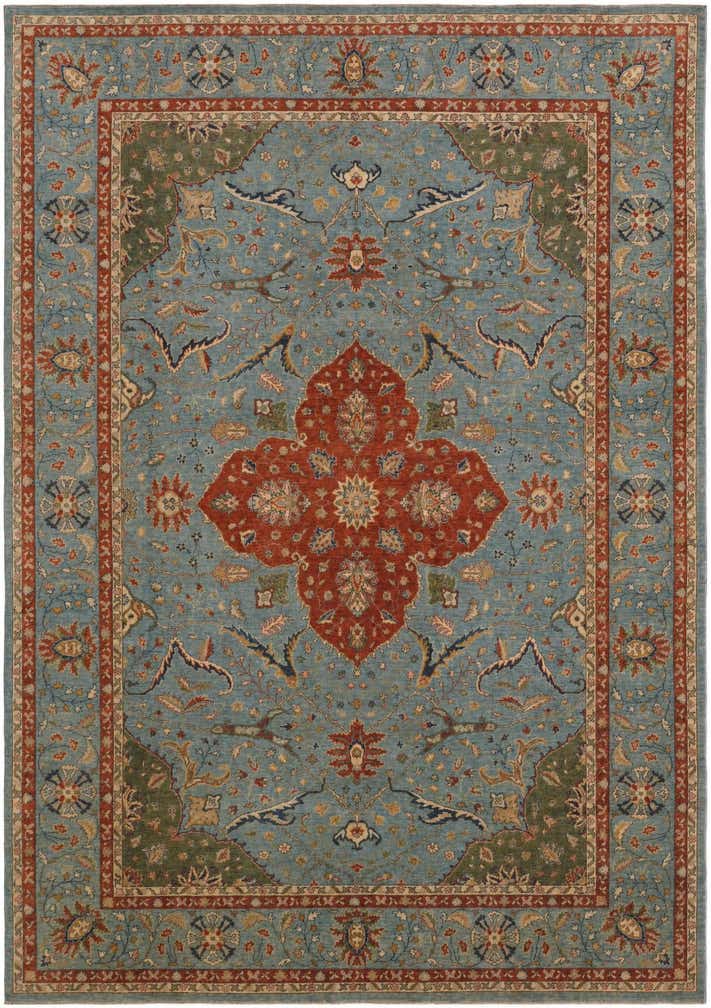 9' 9 x 13' 8 Hand Knotted Ziegler Rug