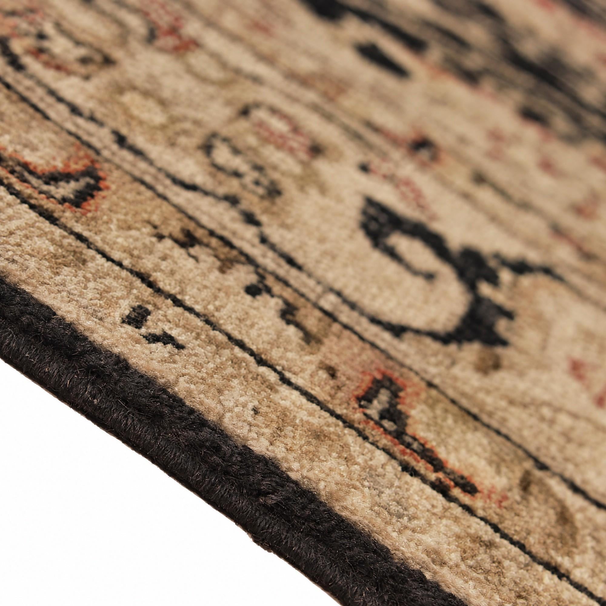 255cm x 295cm Hand Knotted Ziegler Rug