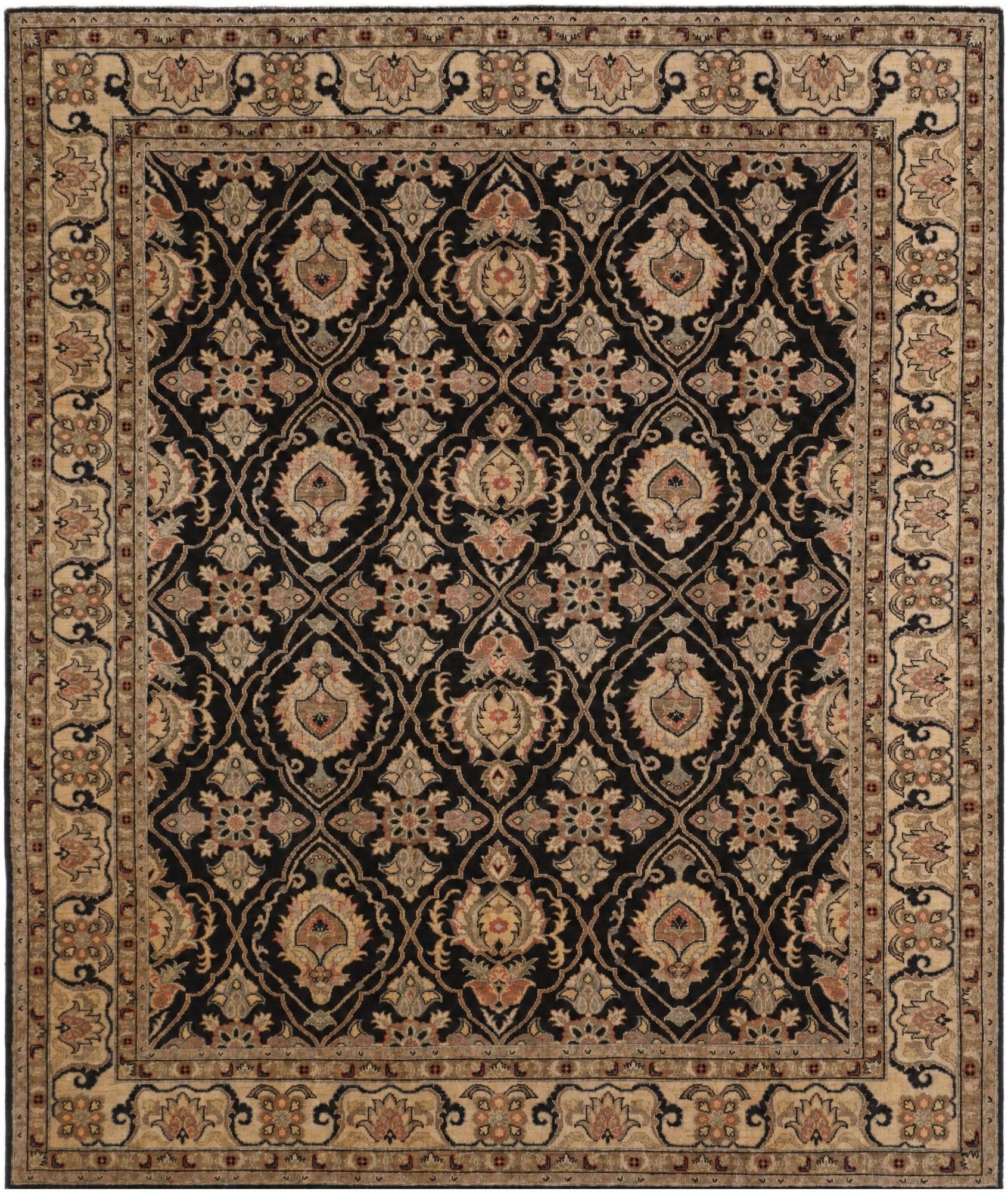8' 4 x 9' 8 Hand Knotted Ziegler Rug