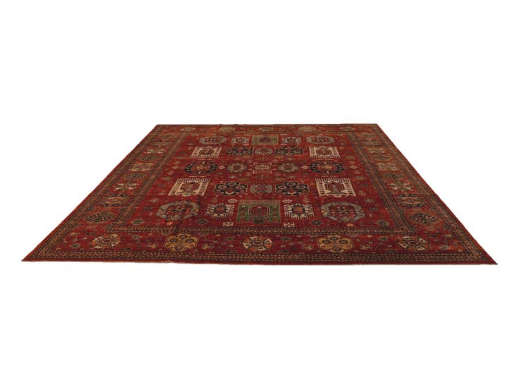 Detail image of 12' 2 x 14' 11 Hand Knotted Ziegler Rug