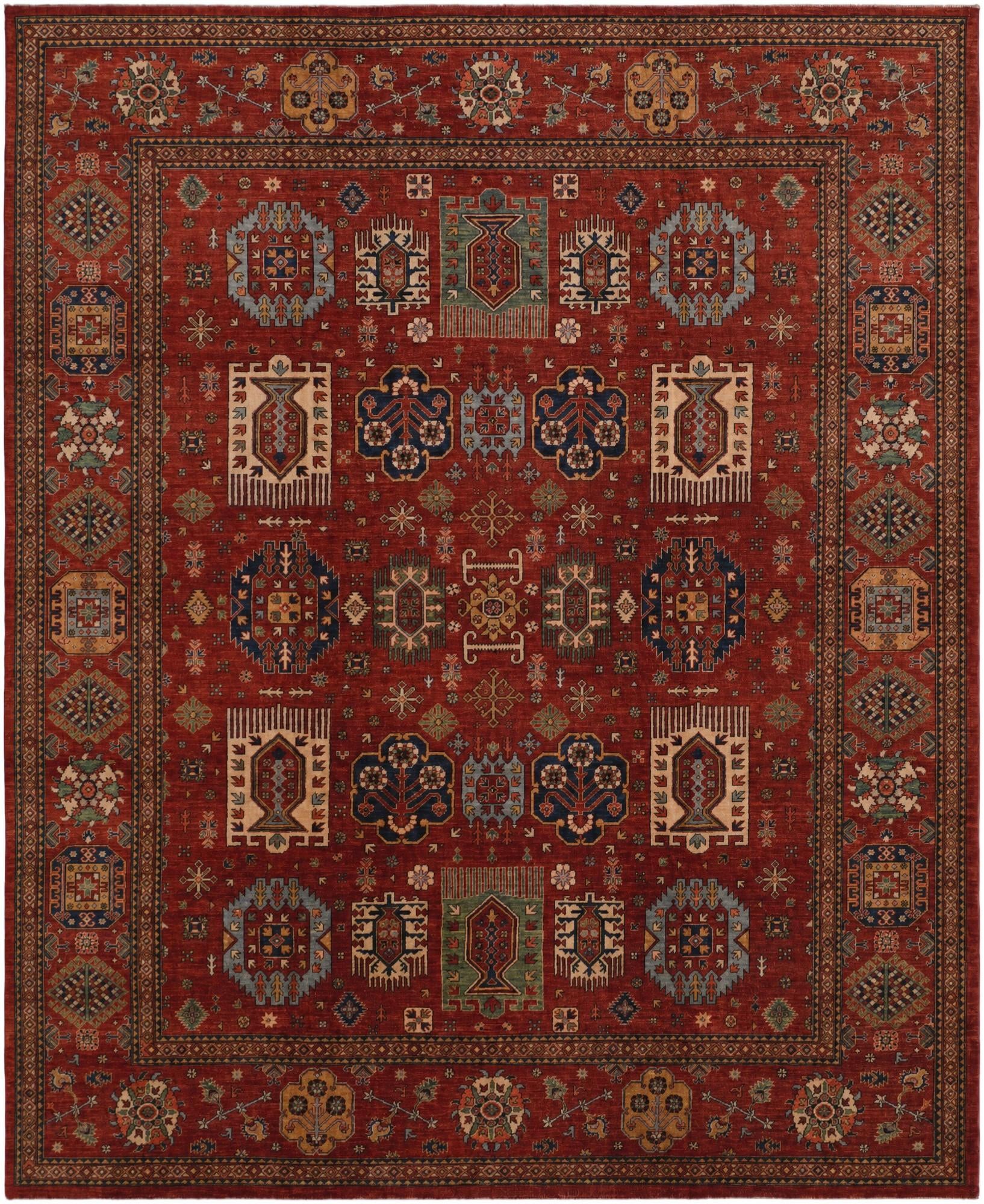 12' 2 x 14' 11 Hand Knotted Ziegler Rug