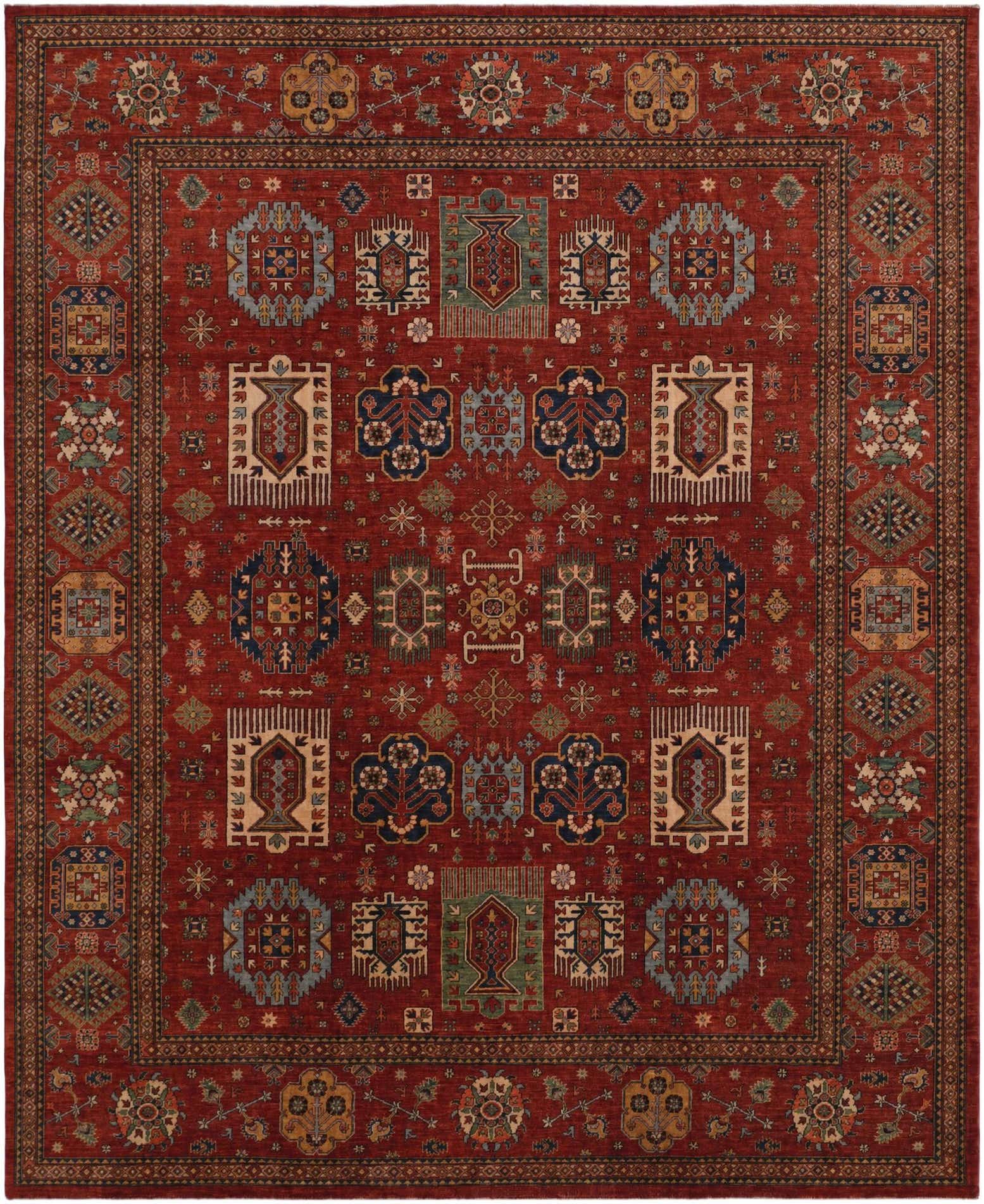 12' 2 x 14' 11 Hand Knotted Ziegler Rug