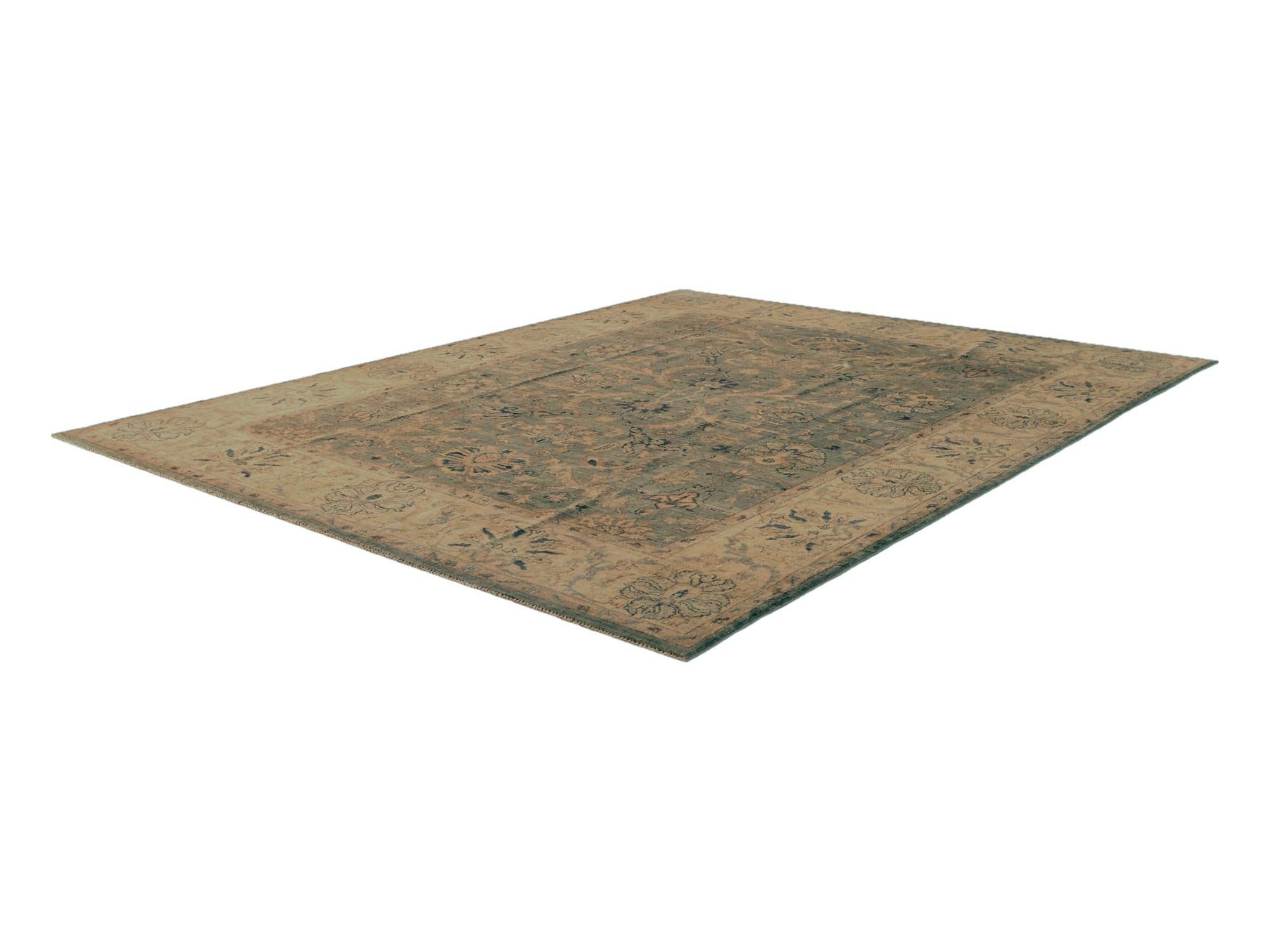 7' 11 x 9' 10 Hand Knotted Ziegler Rug