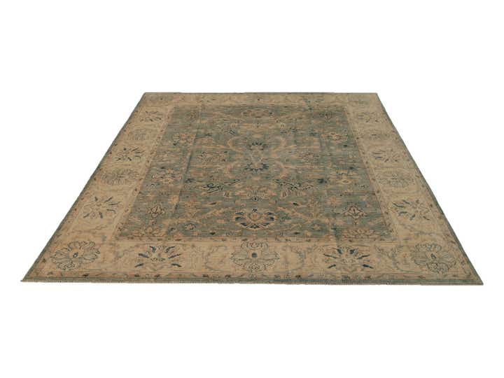 7' 11 x 9' 10 Hand Knotted Ziegler Rug