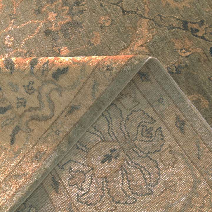 7' 11 x 9' 10 Hand Knotted Ziegler Rug