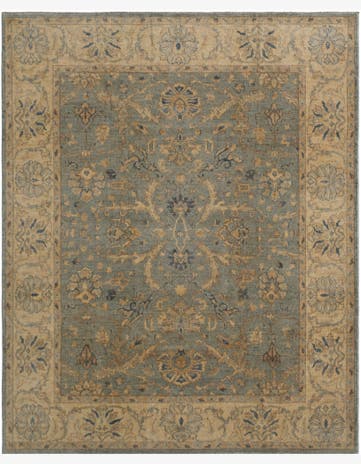 7' 11 x 9' 10 Hand Knotted Ziegler Rug