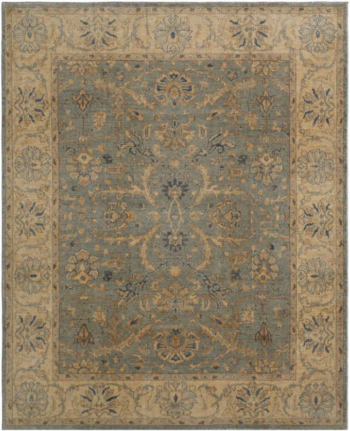 7' 11 x 9' 10 Hand Knotted Ziegler Rug