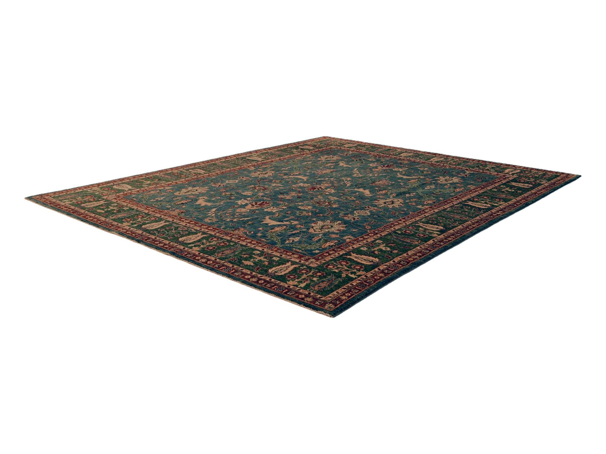 8' 1 x 9' 9 Hand Knotted Ziegler Rug