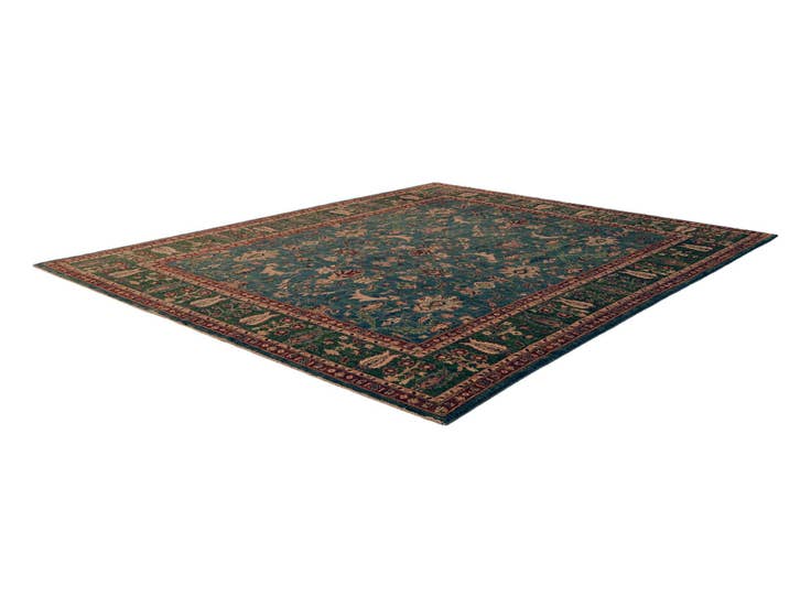 Detail image of 8' 1 x 9' 9 Hand Knotted Ziegler Rug