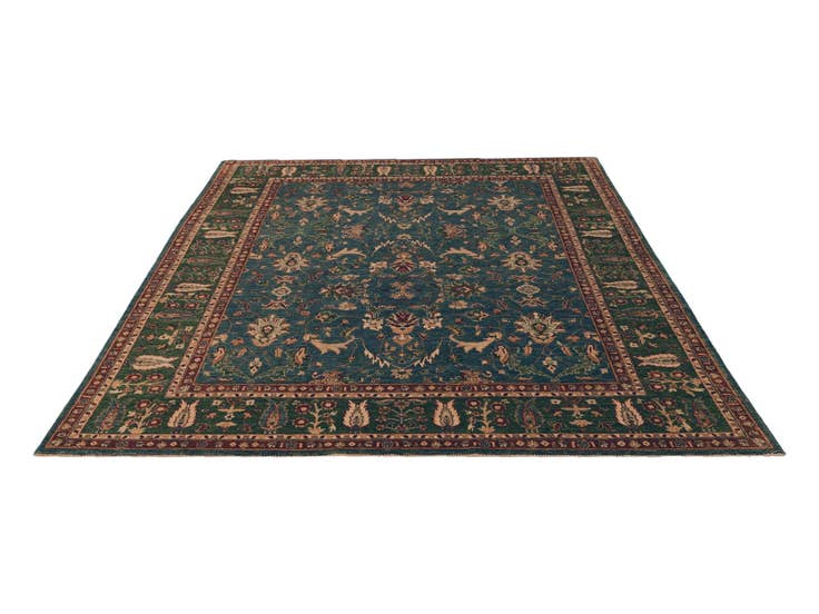 Detail image of 8' 1 x 9' 9 Hand Knotted Ziegler Rug