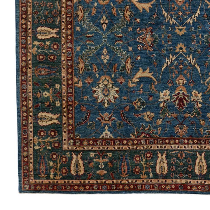 Detail image of 8' 1 x 9' 9 Hand Knotted Ziegler Rug