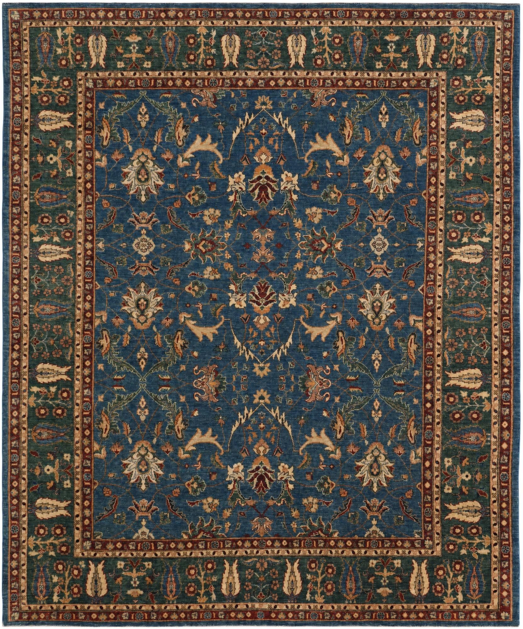 8' 1 x 9' 9 Hand Knotted Ziegler Rug