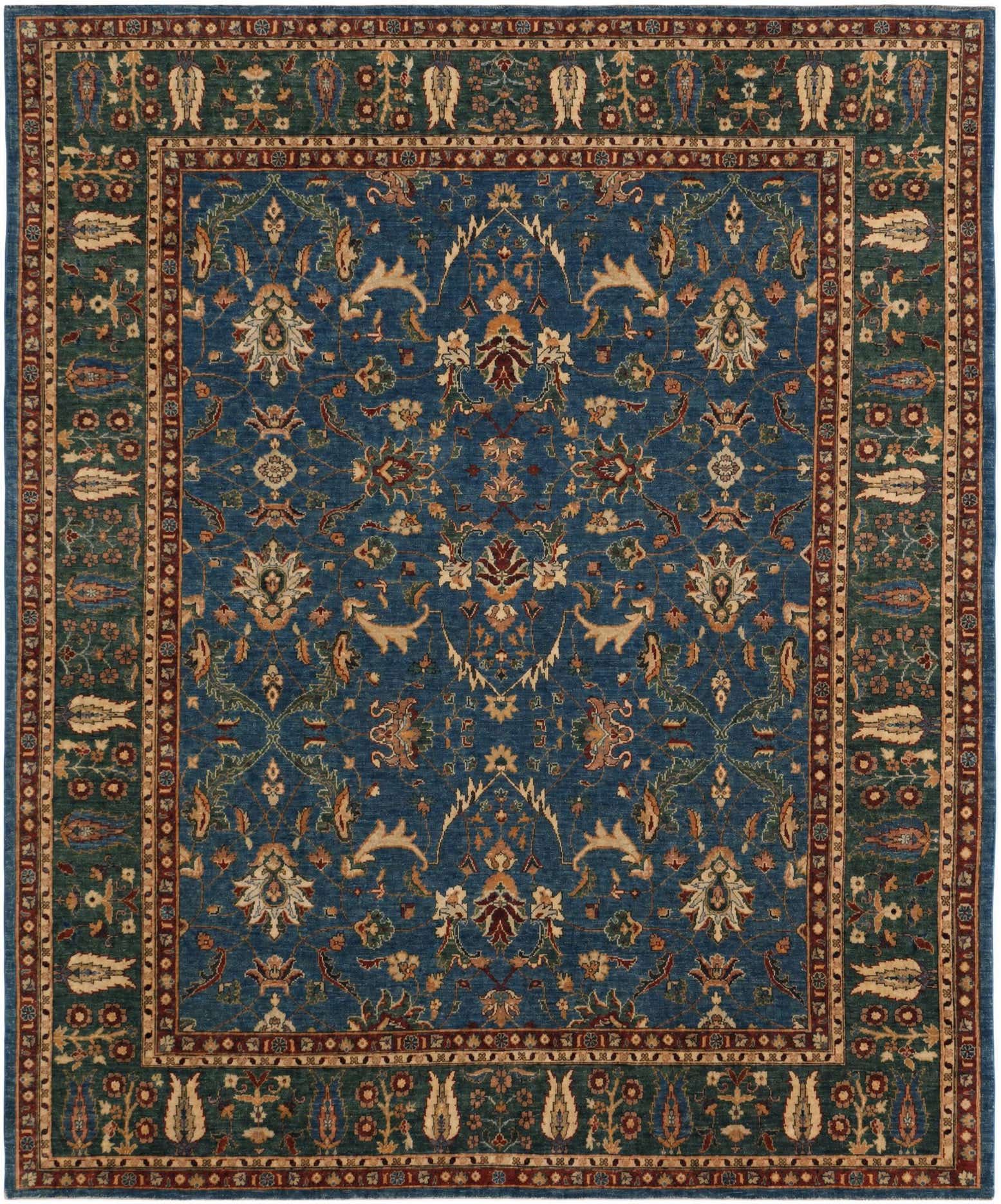 8' 1 x 9' 9 Hand Knotted Ziegler Rug