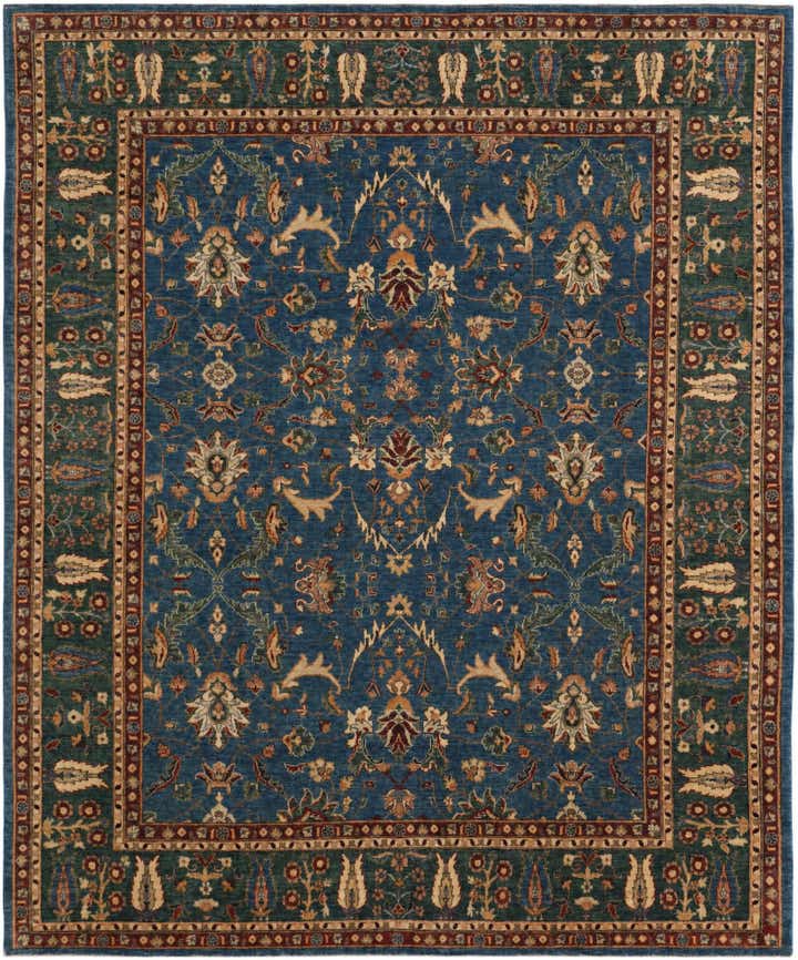 8' 1 x 9' 9 Hand Knotted Ziegler Rug