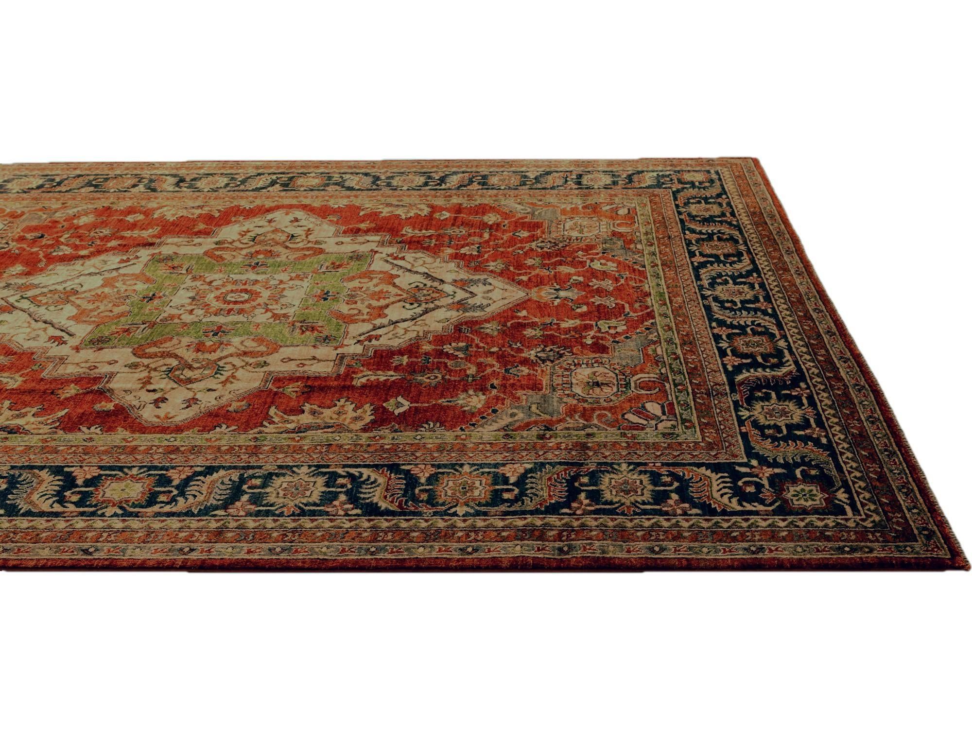 8' 2 x 10' 2 Hand Knotted Ziegler Rug