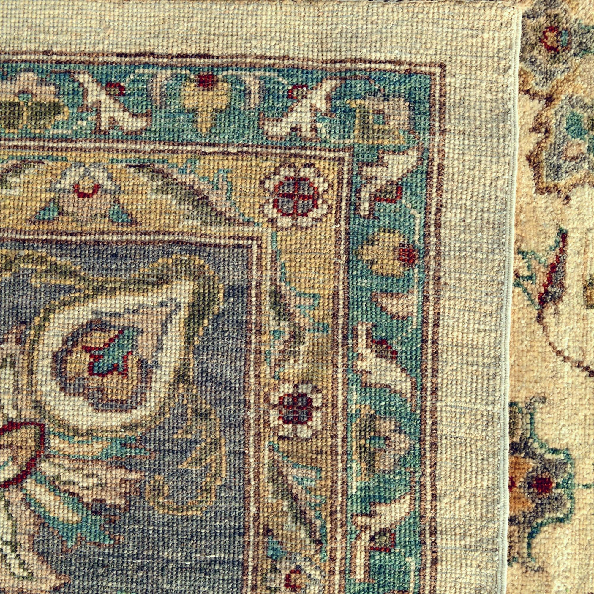 12' 4 x 14' 10 Hand Knotted Ziegler Rug