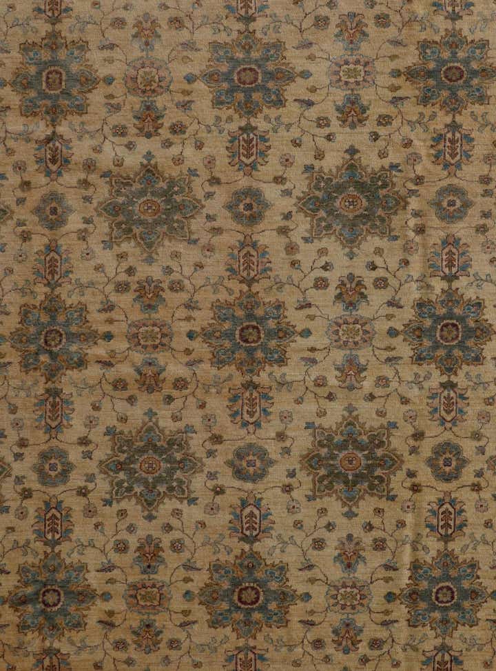 12' 4 x 14' 10 Hand Knotted Ziegler Rug
