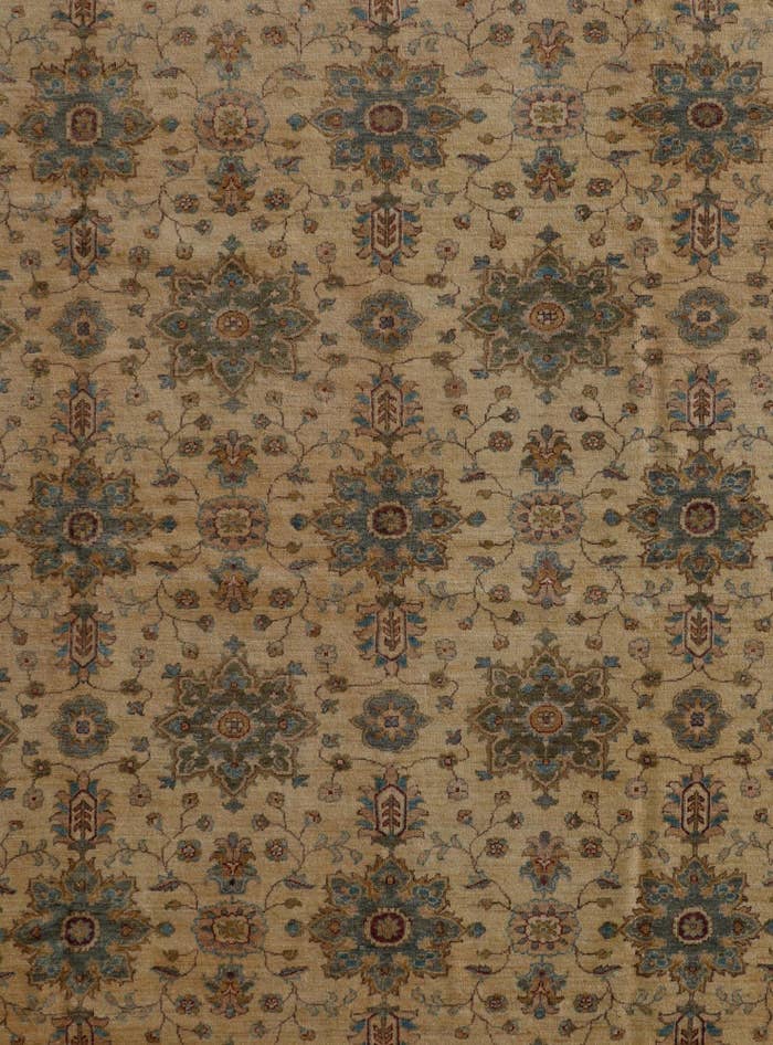 Detail image of 12' 4 x 14' 10 Hand Knotted Ziegler Rug