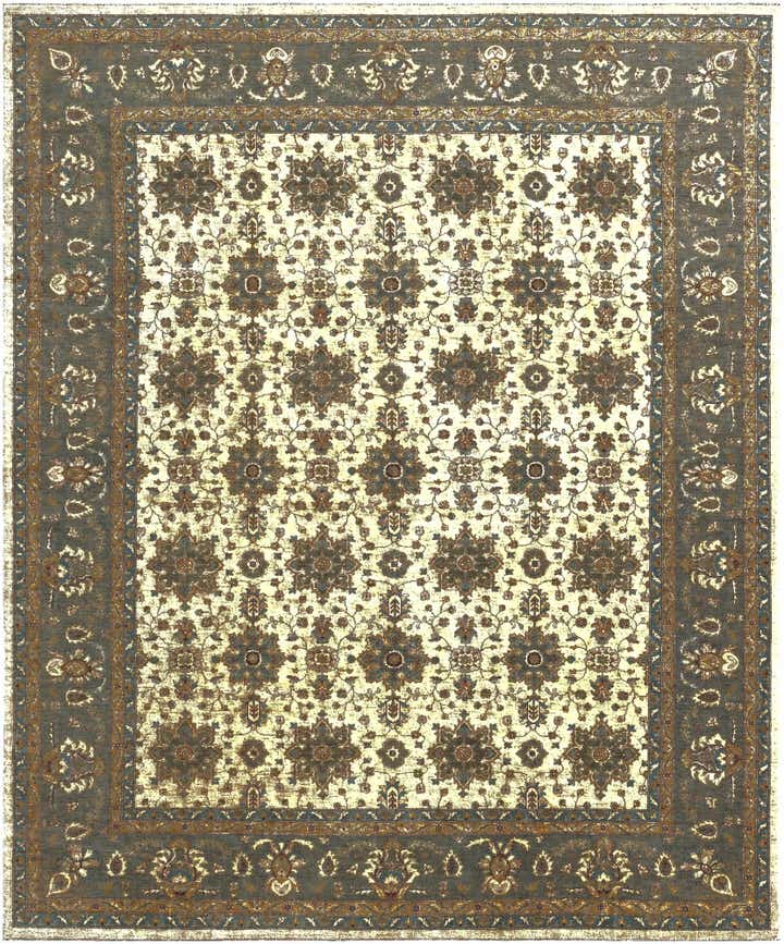 12' 4 x 14' 10 Hand Knotted Ziegler Rug
