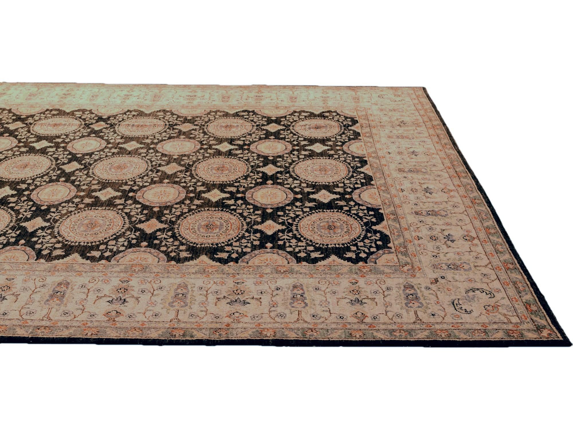 8' x 9' 10 Hand Knotted Ziegler Rug