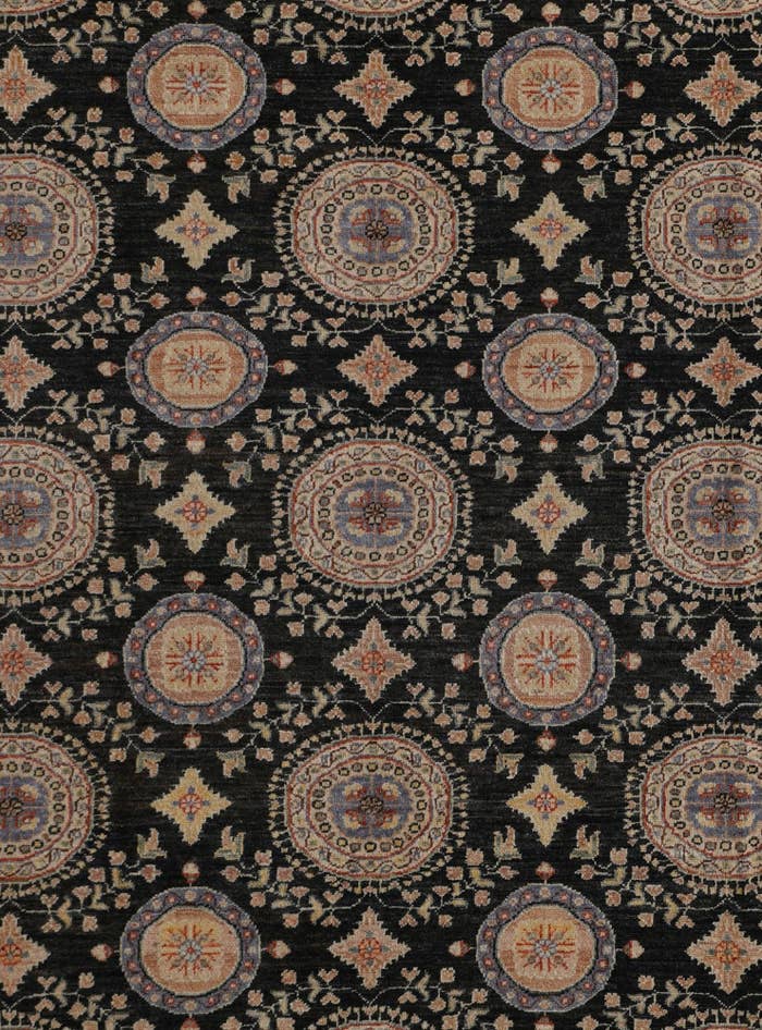 Detail image of 8' x 9' 10 Hand Knotted Ziegler Rug