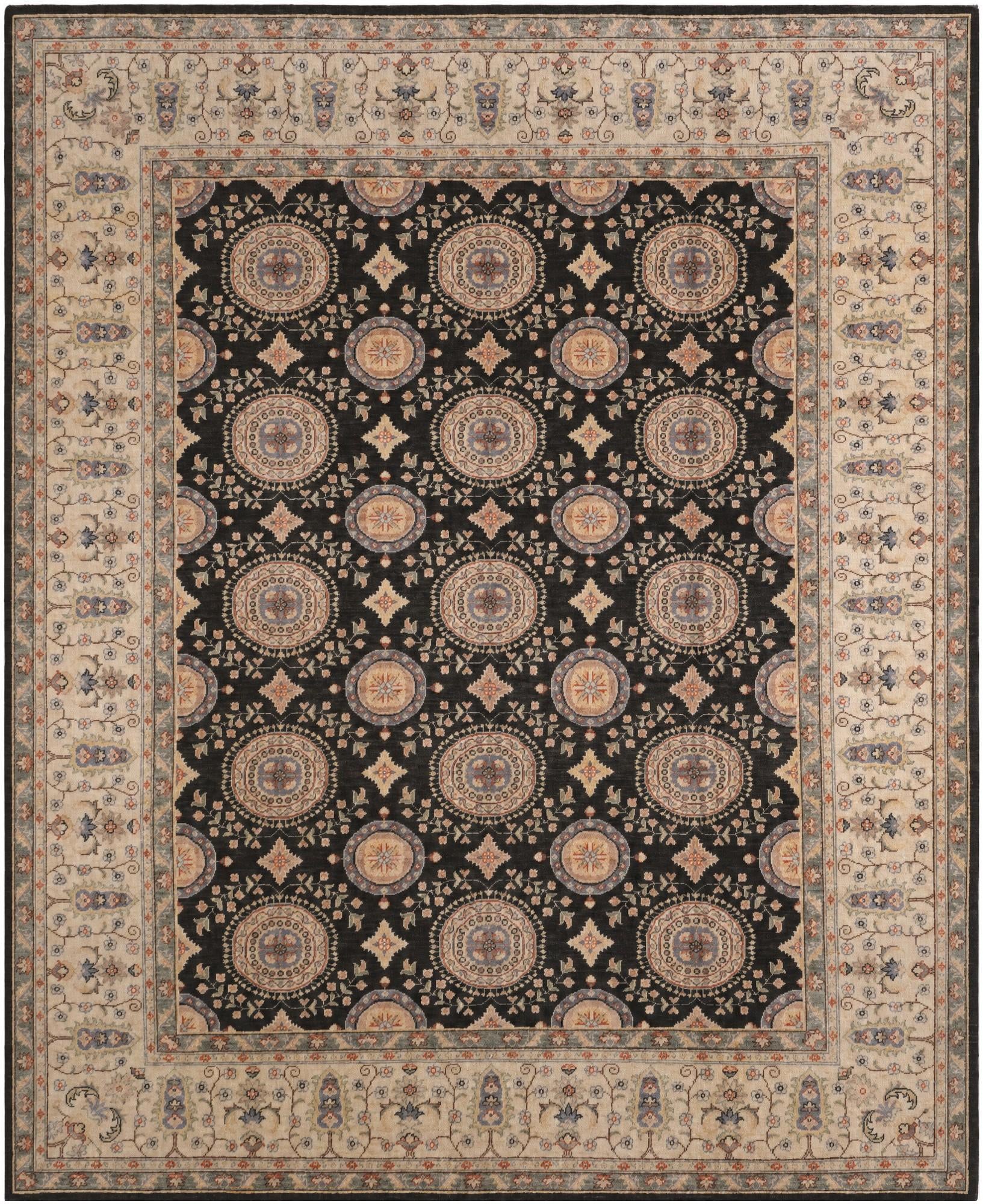 8' x 9' 10 Hand Knotted Ziegler Rug