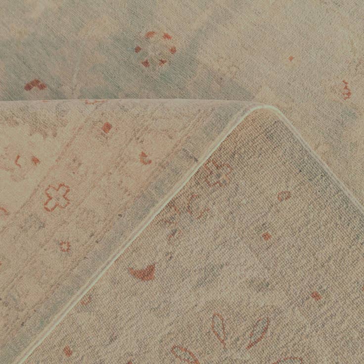 Detail image of 10' 1 x 13' 9 Hand Knotted Ziegler Rug