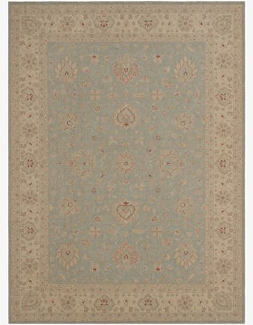 10' 1 x 13' 9 Hand Knotted Ziegler Rug