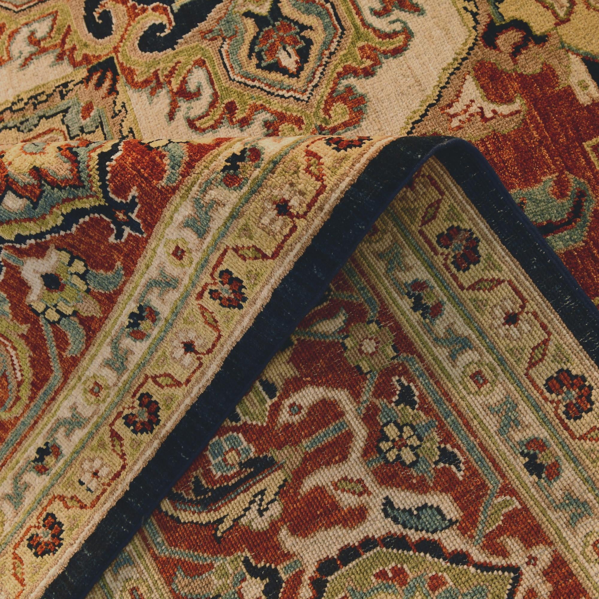 10' 1 x 13' 10 Hand Knotted Ziegler Rug