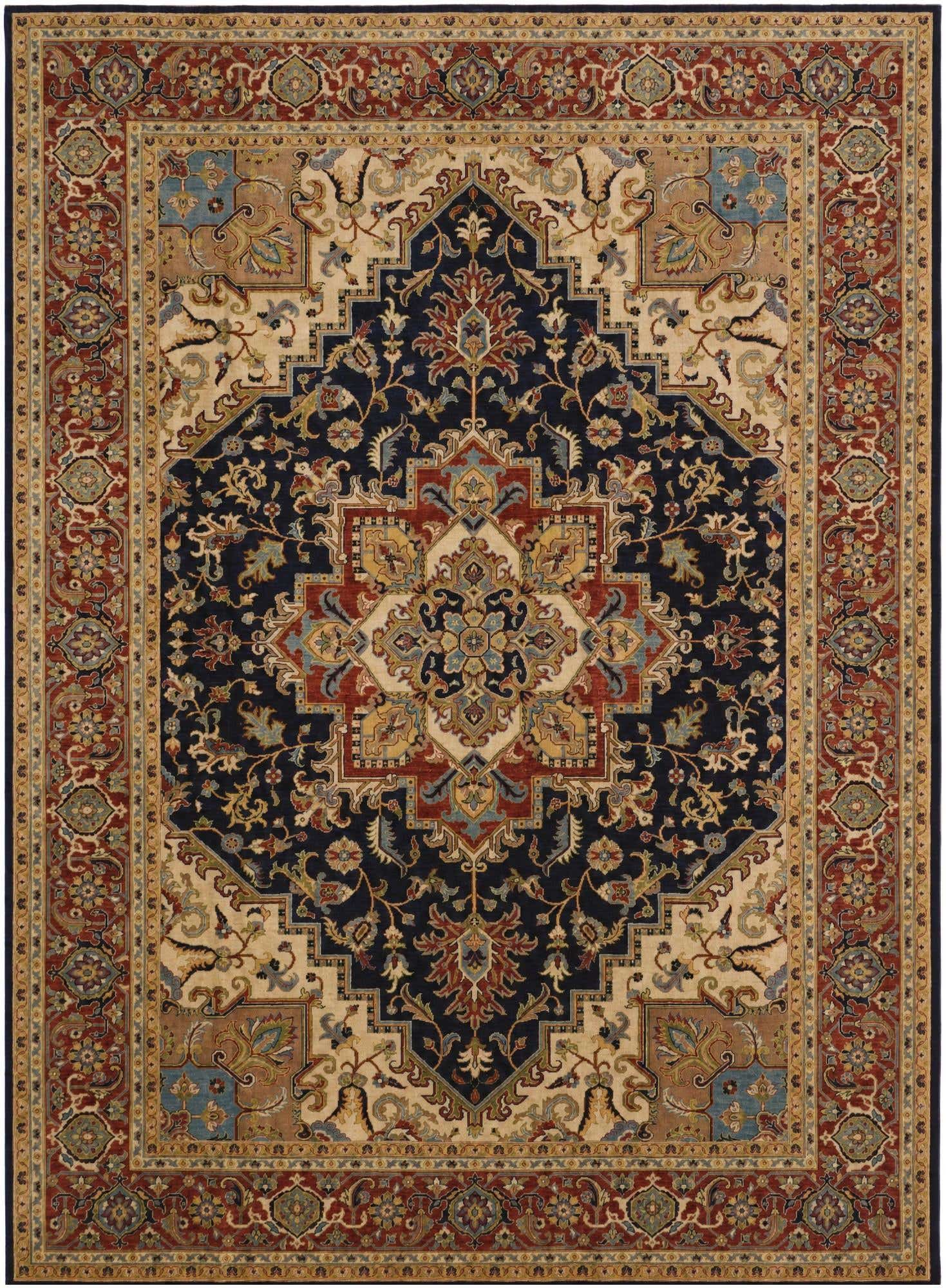 10' 1 x 13' 10 Hand Knotted Ziegler Rug