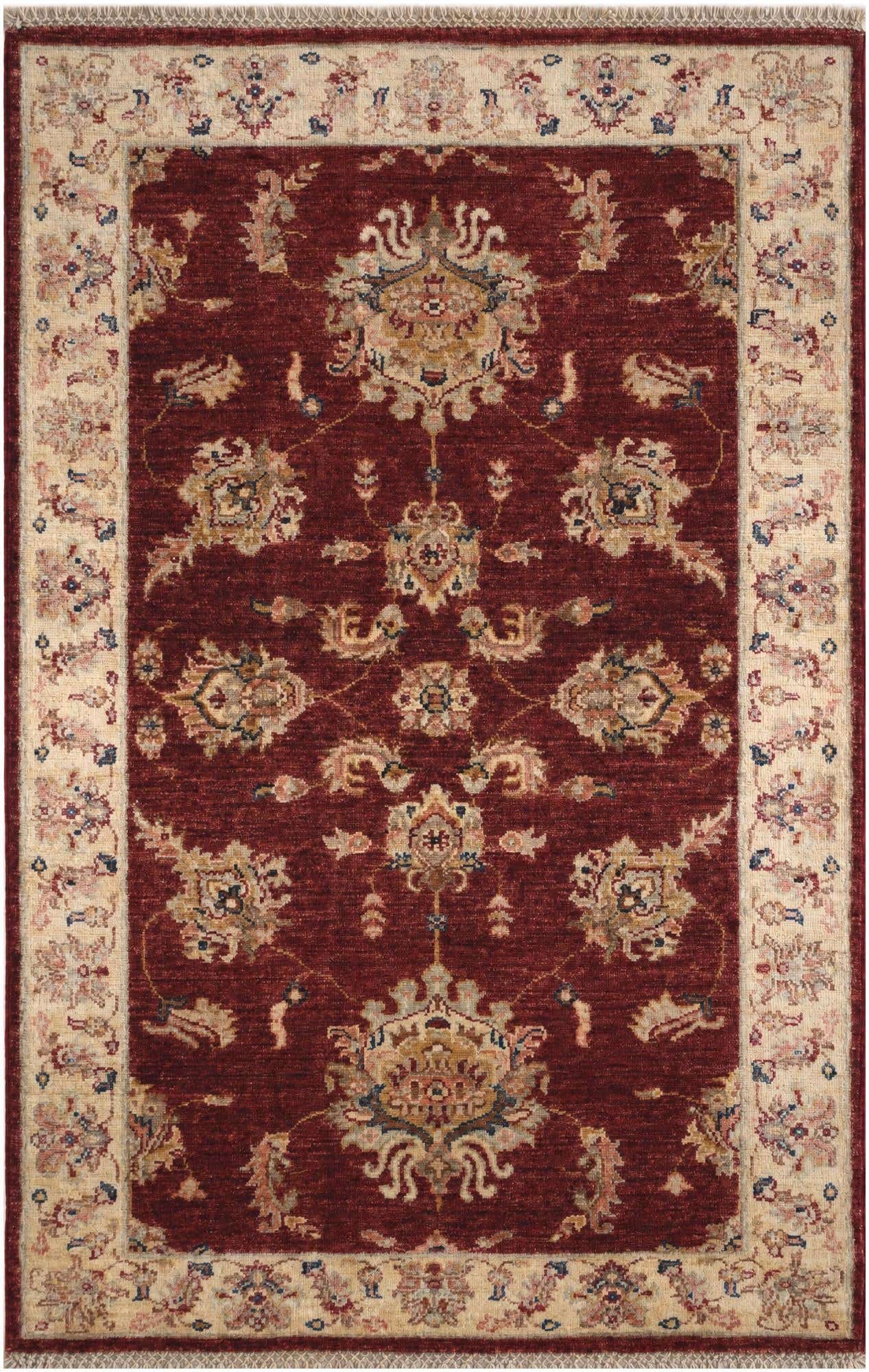 3' 1 x 4' 9 Hand Knotted Ziegler Rug