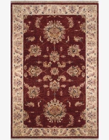 3' 1 x 4' 9 Hand Knotted Ziegler Rug