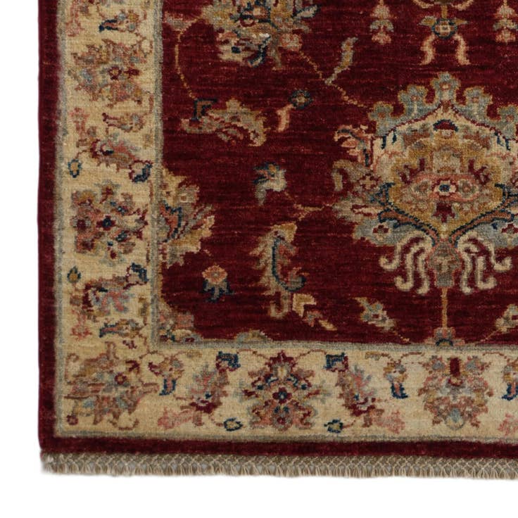 Detail image of 3' x 4' 10 Hand Knotted Ziegler Rug