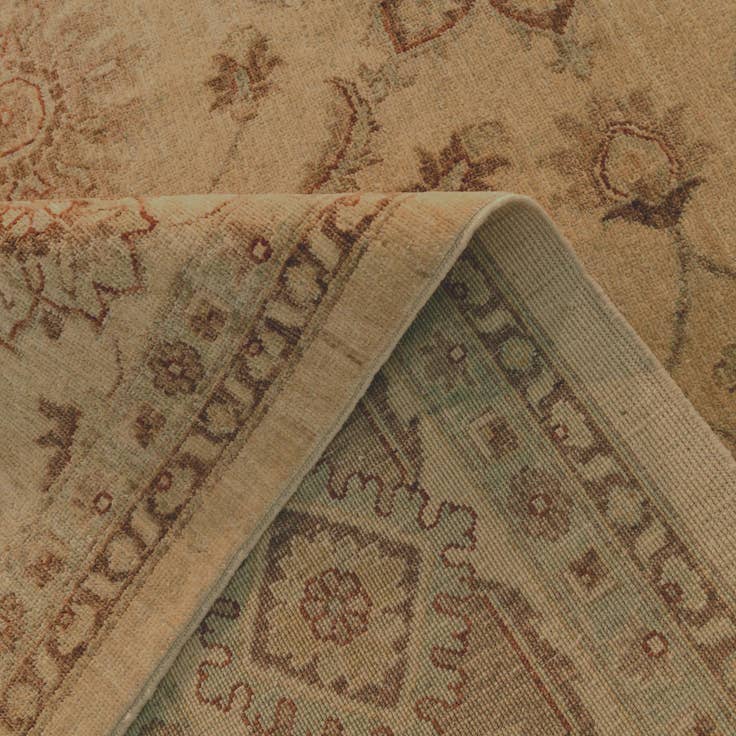 Detail image of 9' x 11' 11 Hand Knotted Ziegler Rug