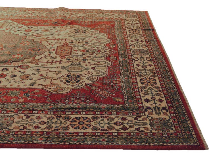 Detail image of 9' x 12' 4 Hand Knotted Ziegler Rug