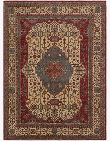 9' x 12' 4 Hand Knotted Ziegler Rug