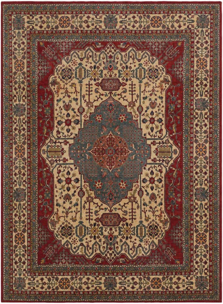 9' x 12' 4 Hand Knotted Ziegler Rug