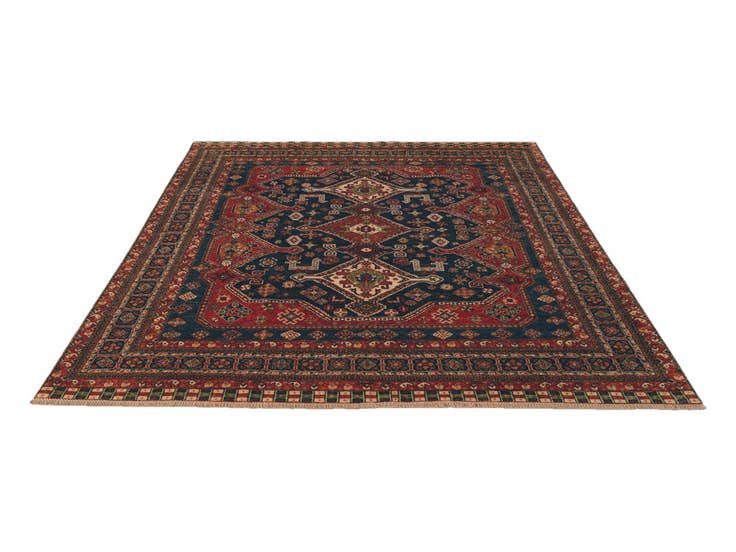 Detail image of 8' x 9' 9 Hand Knotted Ziegler Rug