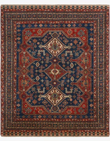 8' x 9' 9 Hand Knotted Ziegler Rug