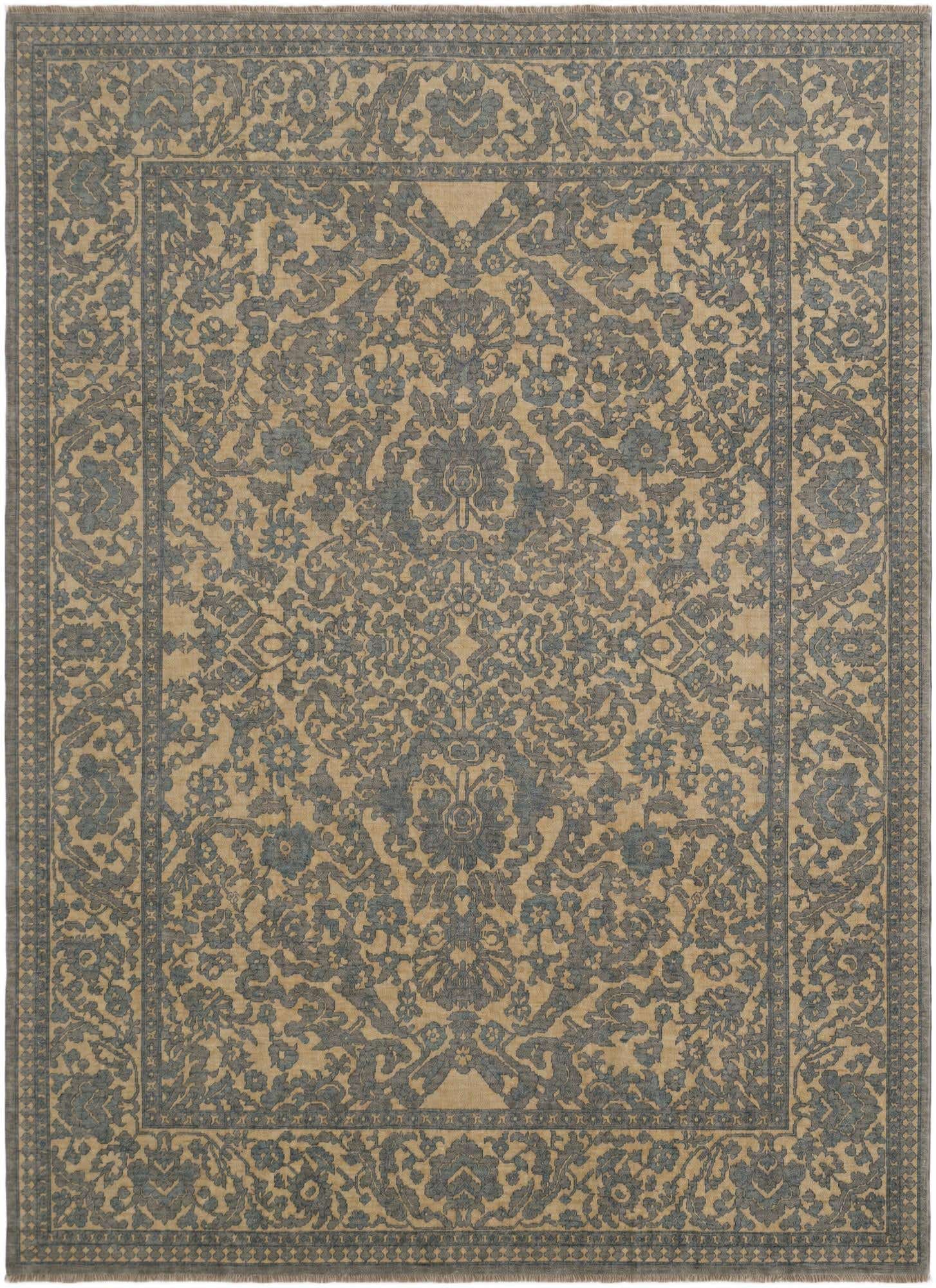 8' x 10' 10 Hand Knotted Ziegler Rug