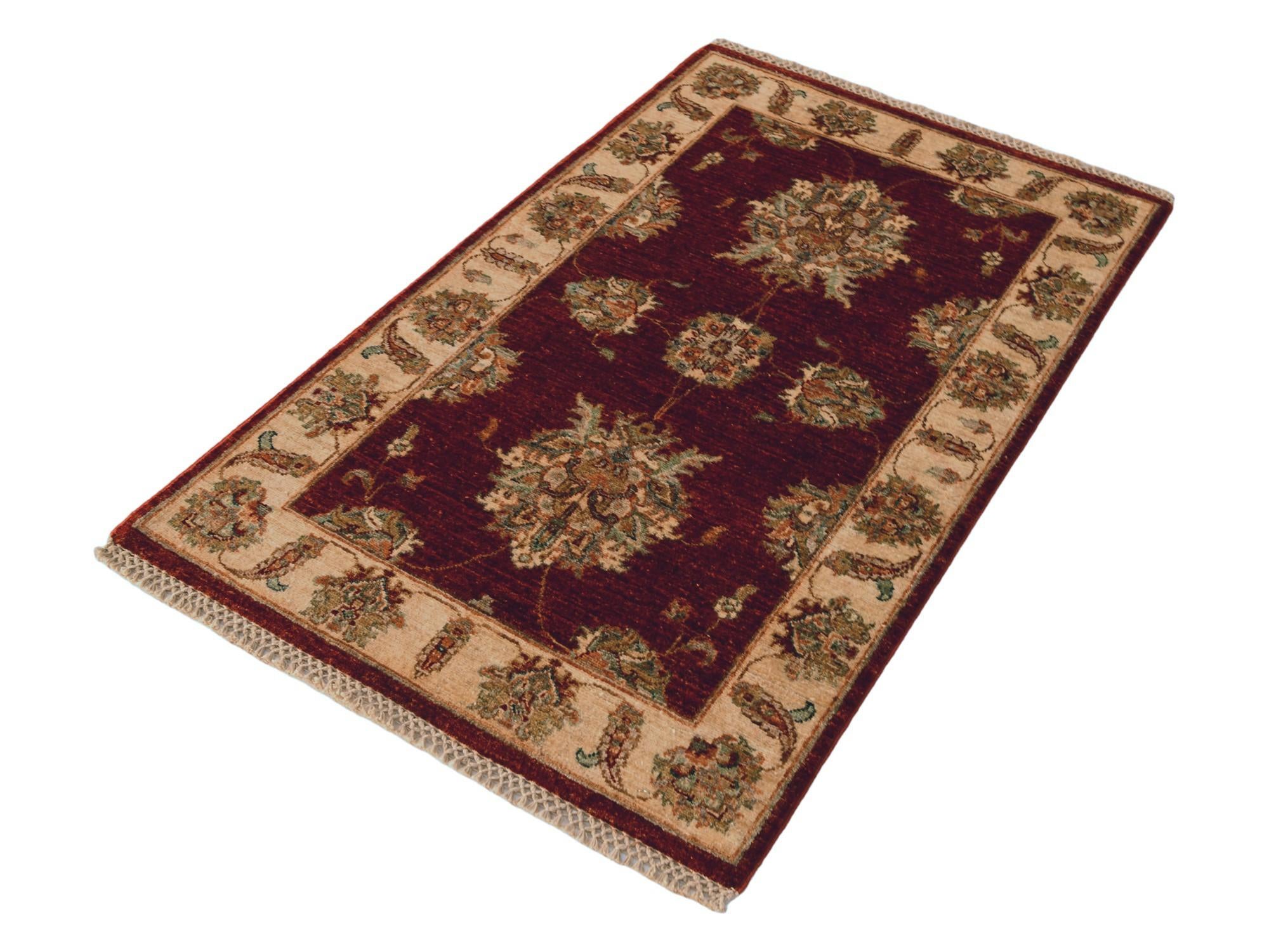 80cm x 125cm Hand Knotted Ziegler Rug