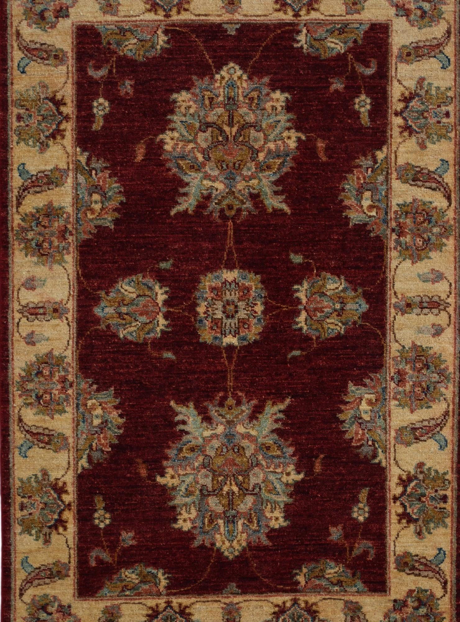 2' 7 x 4' 2 Hand Knotted Ziegler Rug