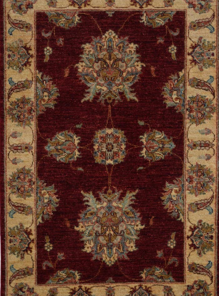Detail image of 2' 7 x 4' 2 Hand Knotted Ziegler Rug