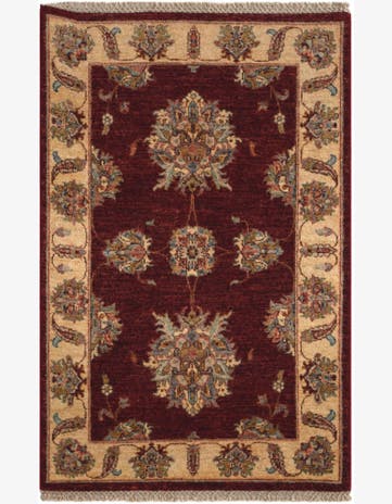 2' 7 x 4' 2 Hand Knotted Ziegler Rug